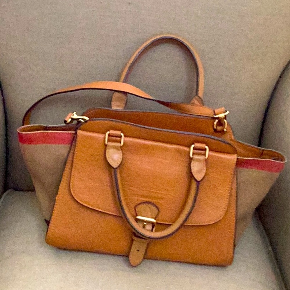 Large Preloved Original Burberry with inclusions.